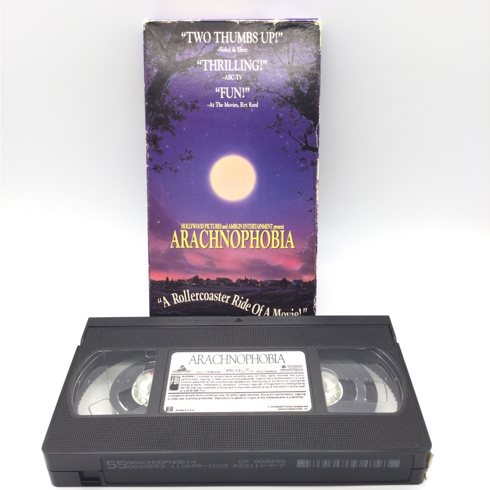 Vintage VHS Arachnophobia movie . Frank marshal .